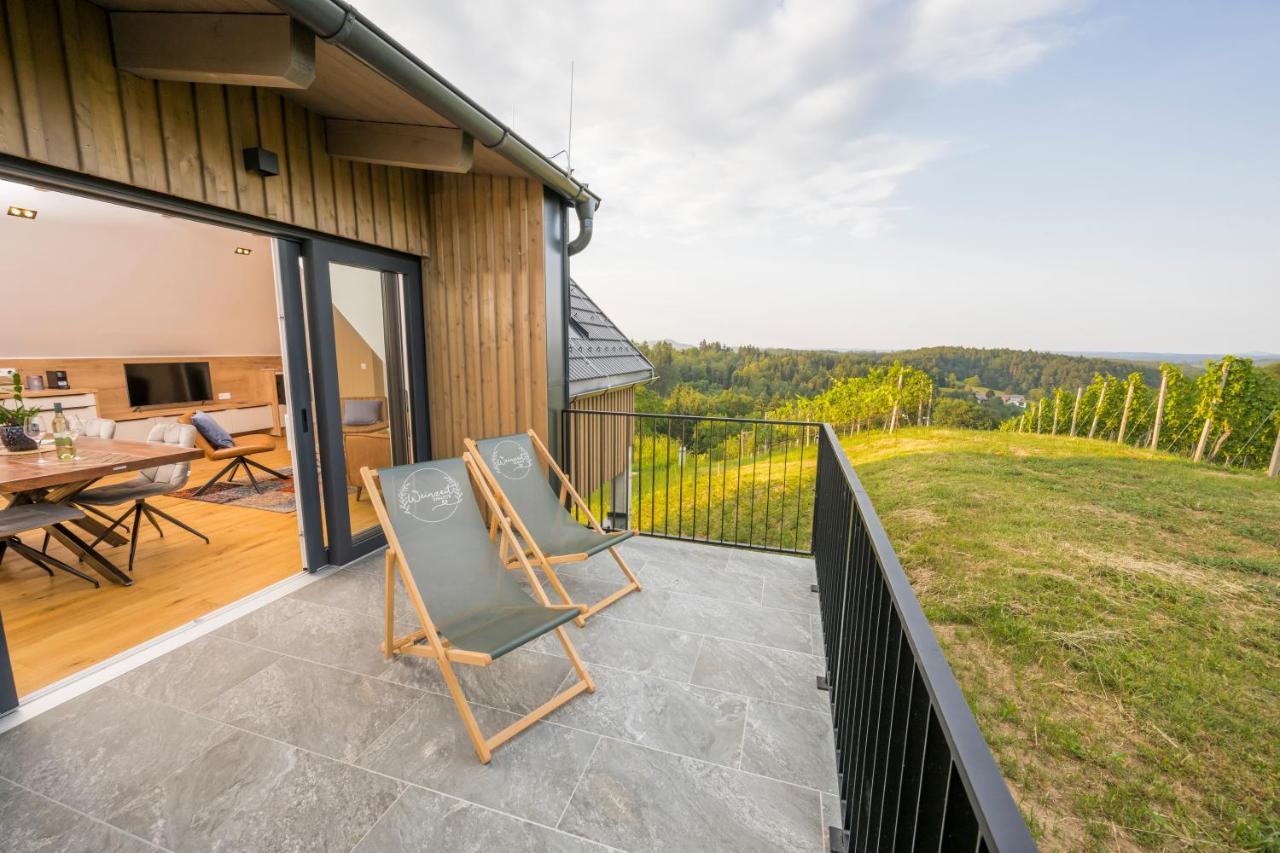 Weinzeit Chalets กัมลิทซ์ ภายนอก รูปภาพ